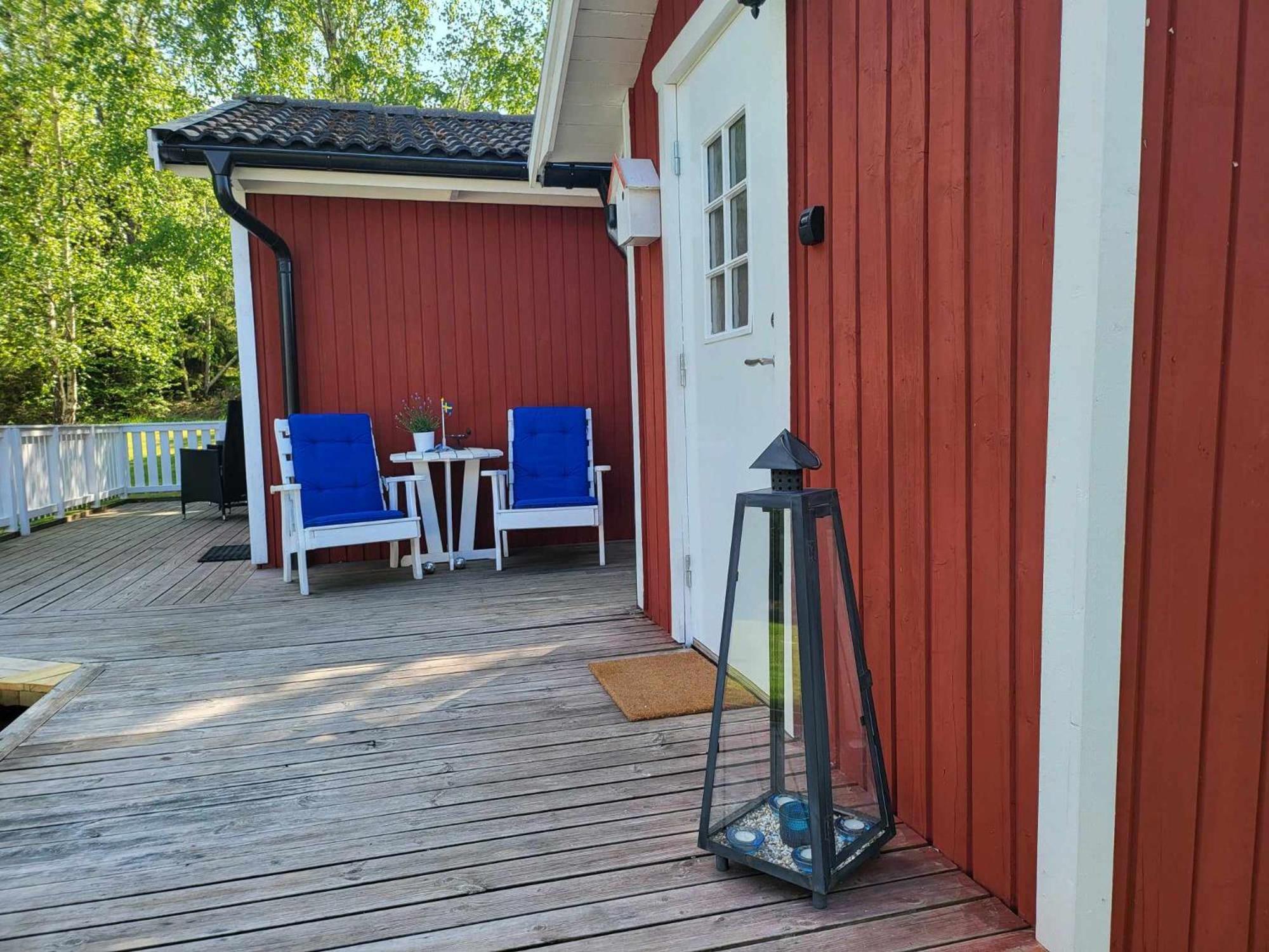 Вілла Minihus Med Stor Traedgardstomt Naera Golf Och Hav Труса Екстер'єр фото